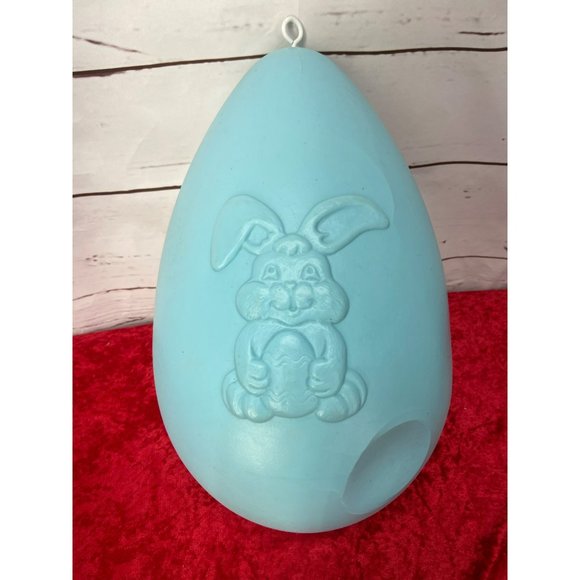 Vtg Grand Venture Easter Eggs Blow Mold 14"‎ Set of 2 Light Blue Green - Picture 8 of 16